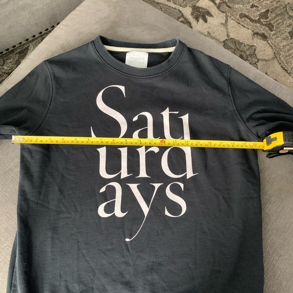 Saturdays Surf New York City Black Sweatshirt with Crew Neck woman’s size M - Picture 4 of 4